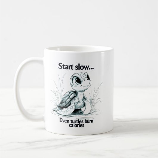Kleine Schritte...Ermutigung  Kaffeetasse (Links)