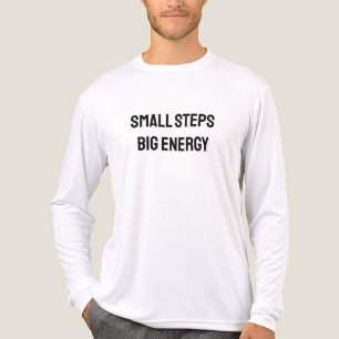 Kleine Schritte. Große Energie Tri-Blend Shirt