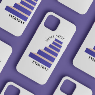 "Kleine Schritte jeden Tag" Niedliche feminine Typ iPhone 12 Mini Hülle
