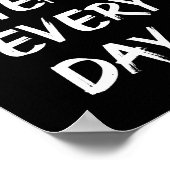 KLEINE SCHRITTE JEDEN TAG POSTER (Ecke)