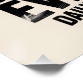 Kleine Schritte jeden Tag Poster (Ecke)