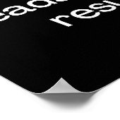 Kleine Schritte täglich - Motivierend Poster (Ecke)