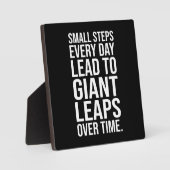 Kleine Schritte zu Riesenschritten - Erfolg Motivi Fotoplatte (Vorderseite)