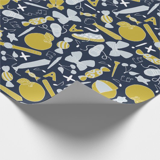 Kleine Schulabende Geschenkpapier (Ecke)