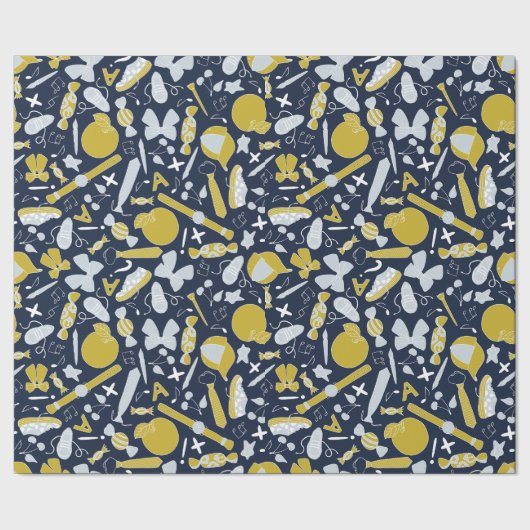 Kleine Schulabende Geschenkpapier (Saum)