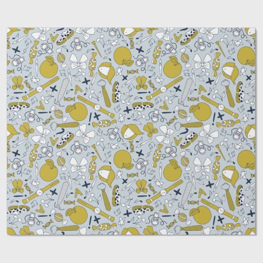 Kleine Schulabende Geschenkpapier (Flach)