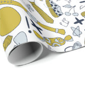 Kleine Schulabende Geschenkpapier (Rolleneckpunkt)