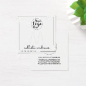 Kleine, schwarze Bänder-Logo-Ring-Anzeige (Schreibtisch)