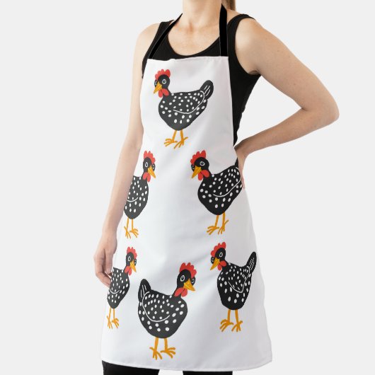 Kleine schwarze Hühner Schürze (InSitu)