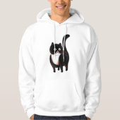 Kleine Schwarze Katze Hoodie (Vorderseite)