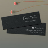 Kleine schwarze Stuhleroden Schmuckkarte