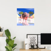Kleine Schweine Poster (Heimbüro)