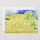 Kleine Schweine zum Geburtstag Einladung (Rückseite)