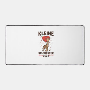 Kleine Schwester 2024 Niedliche Giraffen-Schwester Schreibtischunterlage