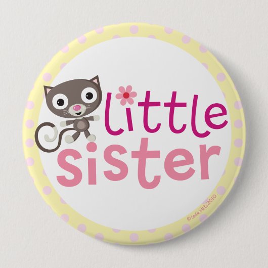 kleine Schwester-Abzeichen/Knopf Button (Vorderseite)