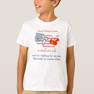 Kleine Schwester - Adoption aus der China T-Shirt