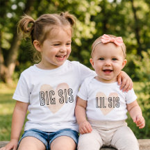 Kleine Schwester Blush Herz Geschwister passende F
