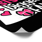 Kleine Schwester Cheer Schwester einer Cheerleader Poster (Ecke)
