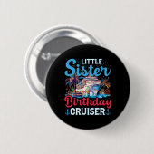 Kleine Schwester des Geburtstags-Kreuzfahrtschiffs Button (Vorne & Hinten)