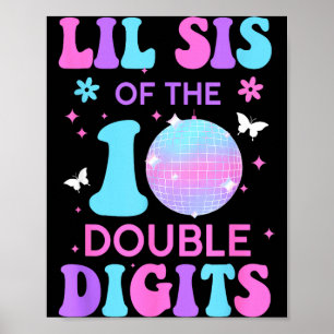 Kleine Schwester des Geburtstagsmädchens Doppelte Poster
