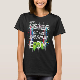 Kleine Schwester des Geburtstagsspielers Matching  T-Shirt