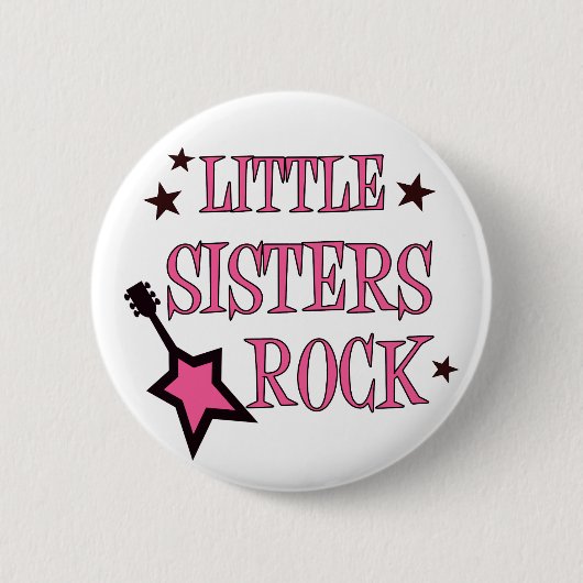 Kleine Schwester-Felsen Button (Vorderseite)
