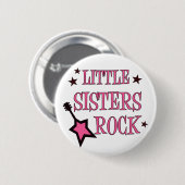 Kleine Schwester-Felsen Button (Vorne & Hinten)