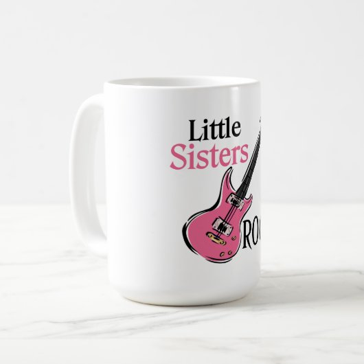 Kleine Schwester-Felsen Kaffeetasse (Vorderseite Links)