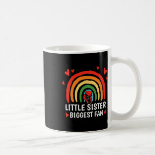 Kleine Schwester größter Fan, Boxen Mädchen Kleink Kaffeetasse