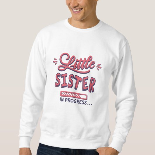 Kleine Schwester im Gange Sweatshirt (Vorderseite)