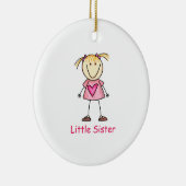 KLEINE SCHWESTER KERAMIK ORNAMENT (Rechts)