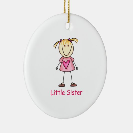 KLEINE SCHWESTER KERAMIK ORNAMENT (Rechts)