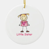 KLEINE SCHWESTER KERAMIK ORNAMENT (Vorne)