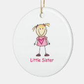 KLEINE SCHWESTER KERAMIK ORNAMENT (Links)