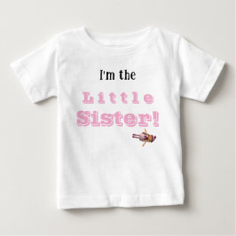 Kleine Schwester mit Age Baby T - Shirt