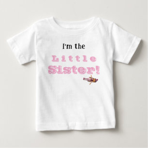 Kleine Schwester mit Age Baby T - Shirt