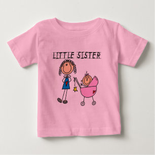 Kleine Schwester mit großen Sis-Hemden Baby T-shirt