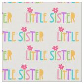 Kleine Schwester-Muster-Gewebe Stoff (Nahaufnahme)