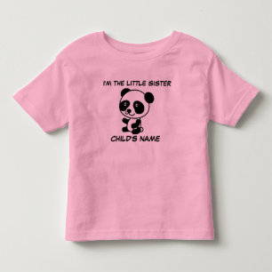 KLEINE SCHWESTER Personalisierte T - Shirt