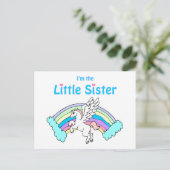 Kleine Schwester Postkarte (Stehend Vorderseite)