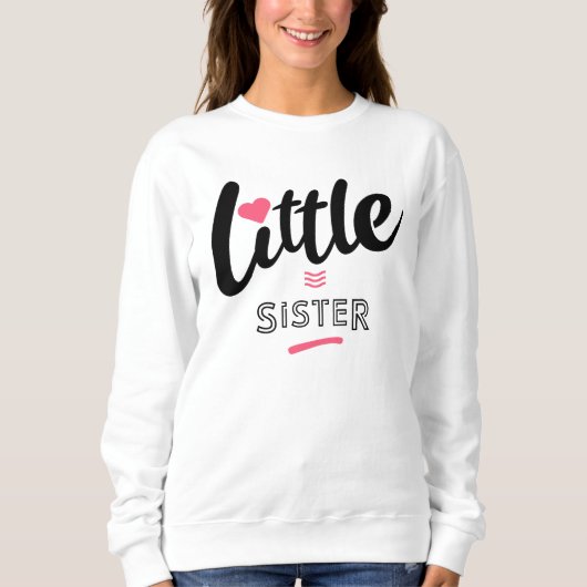 Kleine Schwester Sweatshirt (Vorderseite)