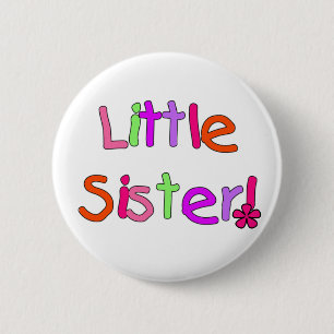 Kleine Schwester-T-Shirts und Geschenke Button
