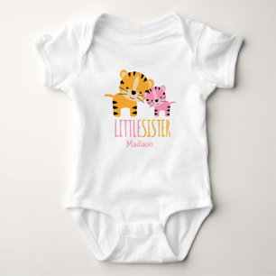 Kleine Schwester-Tiger Baby Strampler