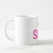 Kleine Schwester-Typografie Kaffeetasse (Links)
