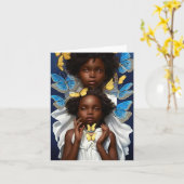 Kleine Schwestern Karte (Gelbe Blume)