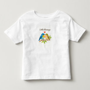 Kleine Segnungen - Wasserfarbene Vogelkissen für K Kleinkind T-shirt