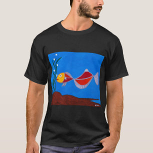 Kleine seltsame Fische T-Shirt