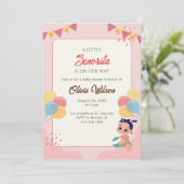 kleine Senorita Baby Dusche Einladung Fiesta (Stehend Vorderseite)