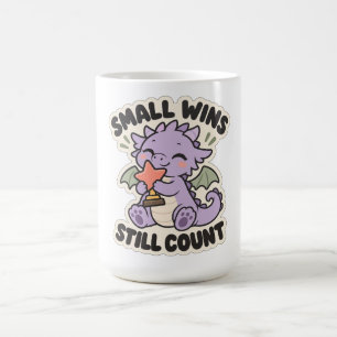 Kleine Siege zählen immer noch Cozy Dragon Kaffeetasse