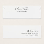 Kleine Signature-Script-Grafikkarte (Vorne & Hinten)